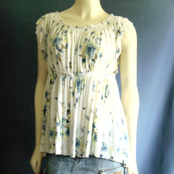 We The Free Sam Off The Shoulder Floral Top L - Picture 6 of 8